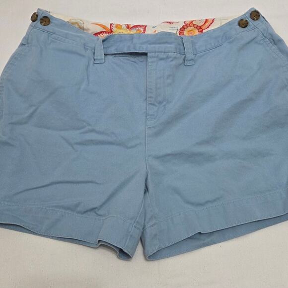 Tommy Hilfiger Woman's Light Blue Shorts size 12 - Picture 1 of 5
